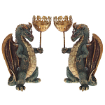 Подсвечник в виде дракона Dragon candlestick L or R варинант исполнения - 3 | Loft Concept в Омске