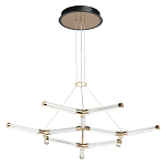 Люстра с геометрической конструкцией из вытянутых цилиндрических плафонов Hex Scaffold  варинант исполнения - 2 | Loft Concept в Омске