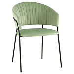 Стул в велюре фисташкового цвета Horizon варинант исполнения - 1 | Loft Concept в Омске