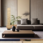 Торшер из натурального камня Stone Constructor варинант исполнения - 8 | Loft Concept в Омске