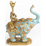 Фарфоровый подсвечник Слон с эмоцией Fluens варинант исполнения - 2 | Loft Concept в Омске