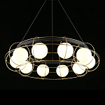 Люстра подвесная круглая с белыми плафонами Martin варинант исполнения - 1 | Loft Concept в Омске