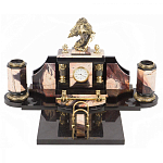 Настольный письменный набор из яшмы с декором в виде орла Manager Organizer варинант исполнения - 1 | Loft Concept в Омске