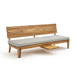 Садовый диван-трансофрмер Kate серый варинант исполнения - 6 | Loft Concept в Омске