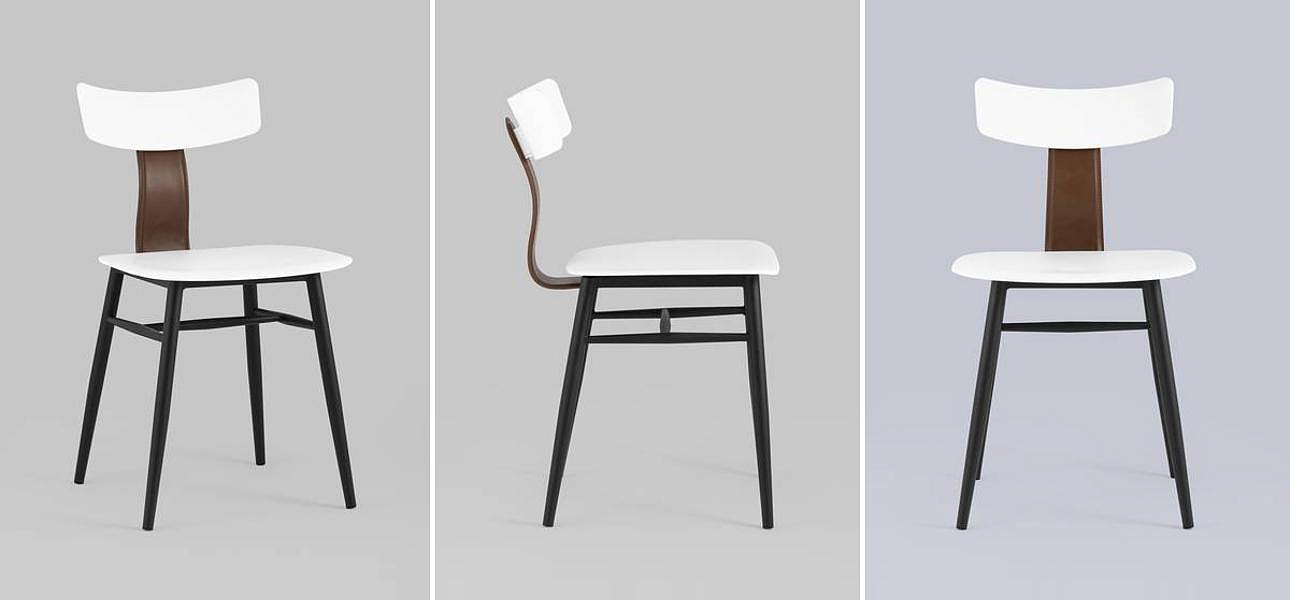Стул ANT White Eco-Leather Стул ANT White Eco-Leather - Loft-Concept в Омске