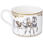 Чайный сервиз из фарфора с изображением лошадей на 6 персон 14 предметов Porcelain Horse Set варинант исполнения - 4 | Loft Concept в Омске