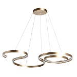 Люстра подвесная светодиодная в виде волнообразной ленты Ribbon Vortex варинант исполнения - 15 | Loft Concept в Омске