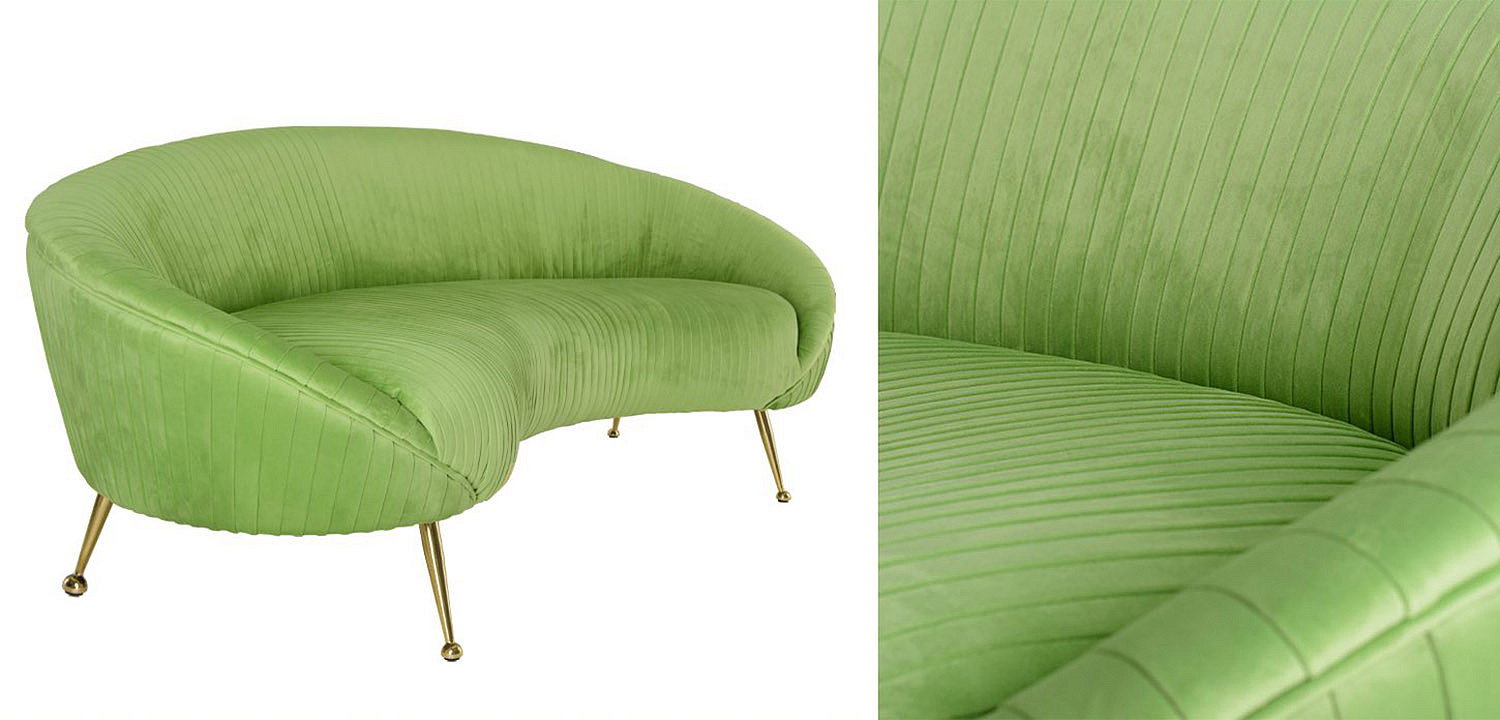 Диван Pebernat Lounge Sofa green Диван Pebernat Lounge Sofa green - Loft-Concept в Омске