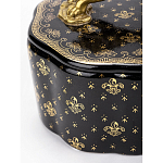 Шкатулка черного цвета с крышкой с фигуркой льва Eden Garden варинант исполнения - 3 | Loft Concept в Омске