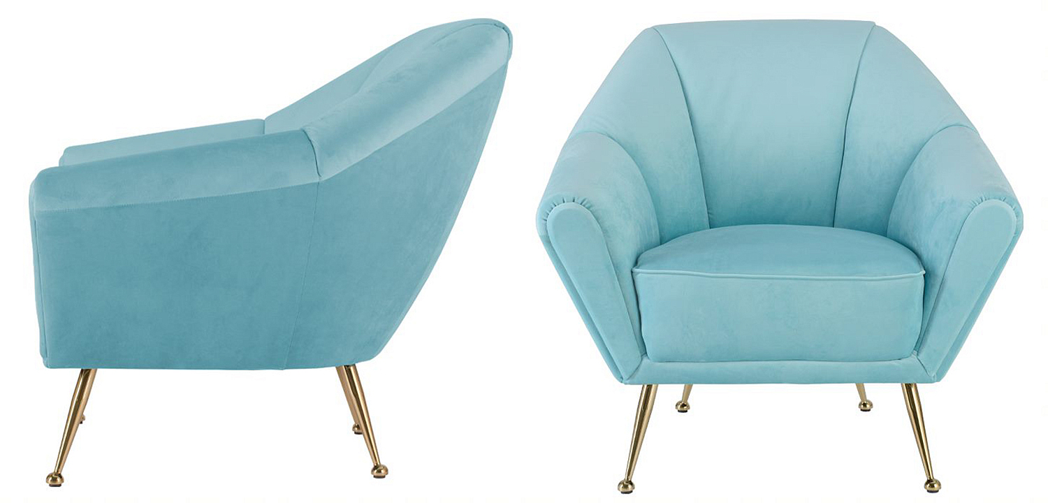 Кресло Brunner Chair light blue Кресло Brunner Chair light blue - Loft-Concept в Омске