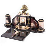 Настольный письменный набор из яшмы с декором в виде орла Manager Organizer варинант исполнения - 2 | Loft Concept в Омске