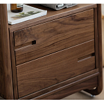 Вешалка деревянная с 2- мя ящиками Moon Walnut Furniture варинант исполнения - 8 | Loft Concept в Омске