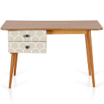 Письменный стол с принтом на ящиках Elise Desk варинант исполнения - 4 | Loft Concept в Омске