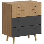 Комод с принтом на ящиках Elise Chest of Drawers варинант исполнения - 10 | Loft Concept в Омске