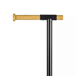 Держатель для туалетной бумаги с подвесным ершиком Black Bathroom Accessory варинант исполнения - 3 | Loft Concept в Омске