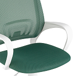 Офисное кресло с основанием из белого пластика Desk chairs Green варинант исполнения - 6 | Loft Concept в Омске