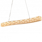 Люстра волнистой формы с текстурной огранкой Reflection of Reality варинант исполнения - 2 | Loft Concept в Омске