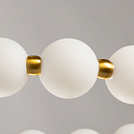Люстра круглая с матовыми белыми шарами PEARLS Suspension варинант исполнения - 8 | Loft Concept в Омске