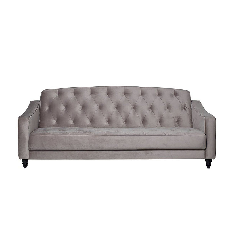 Диван Abbyson Emily Tufted Sofa Gray Серый Диван Abbyson Emily Tufted Sofa Gray Серый в Омске | Loft Concept