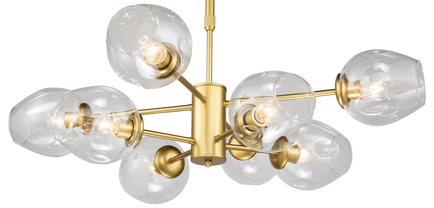 Люстра Branching Bubble Chandelier gold 8 Люстра Branching Bubble Chandelier gold 8 - Loft-Concept в Омске