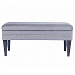 Мягкая банкетка с зоной для хранения Casket Grey варинант исполнения - 1 | Loft Concept в Омске