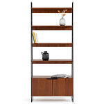 Стеллаж из орехового дерева Olson Rack варинант исполнения - 1 | Loft Concept в Омске