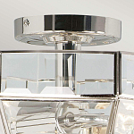 Потолочный светильник шестигранной формы с прозрачными стеклянным плафоном Elstead Lighting варинант исполнения - 6 | Loft Concept в Омске