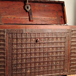 Большой Этнический сундук с металлическим декором  варинант исполнения - 1 | Loft Concept в Омске