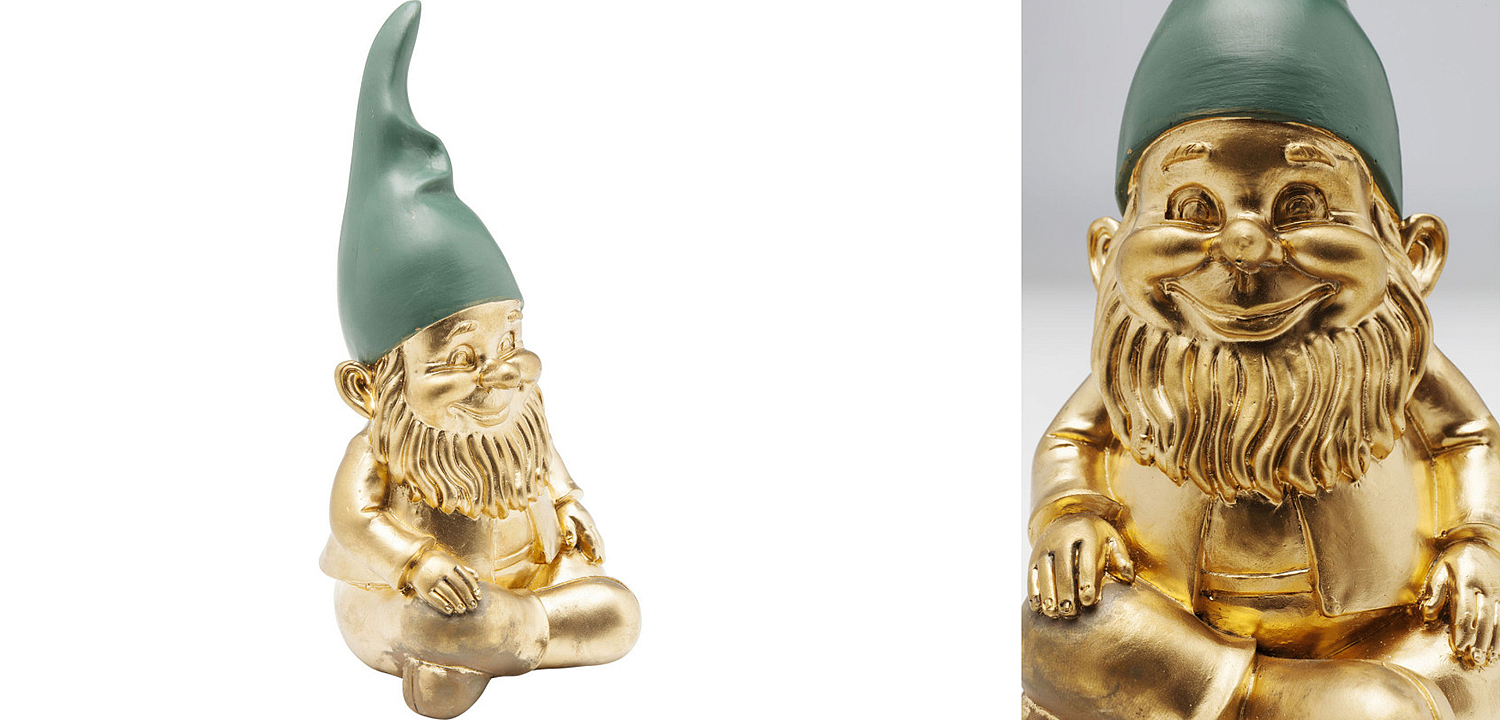 Статуэтка Golden Sitting Gnome Статуэтка Golden Sitting Gnome - Loft-Concept в Омске