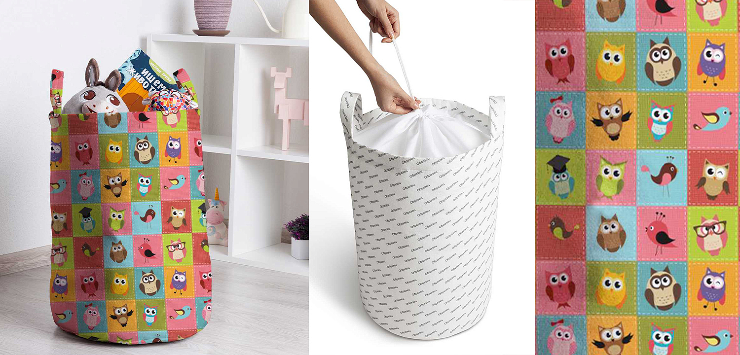 Корзина Birds Puzzle Basket Корзина Birds Puzzle Basket - Loft-Concept в Омске