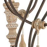 Люстра с состаренными резными элементами Big Graceful Profile варинант исполнения - 2 | Loft Concept в Омске