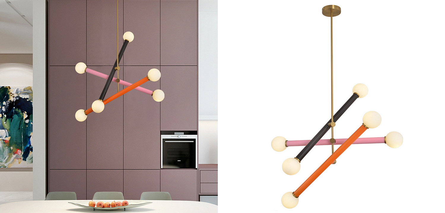 Дизайнерский светильник Paxton Pink Дизайнерский светильник Paxton Pink - Loft-Concept в Омске