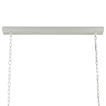 Люстра белая прямоугольная с абажурами в виде цветков тюльпана White Tulips варинант исполнения - 6 | Loft Concept в Омске