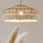 Люстра круглая плетеная с кисточками Dome Sun Glow варинант исполнения - 2 | Loft Concept в Омске