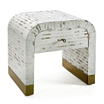 Тумбочка прикроватная Amo Bone Inlay Bedside Almond варинант исполнения - 4 | Loft Concept в Омске