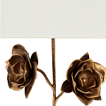 Бра с  каркасом в виде цветков розы и тканевым абажуром Flowers and Fox Roses варинант исполнения - 2 | Loft Concept в Омске