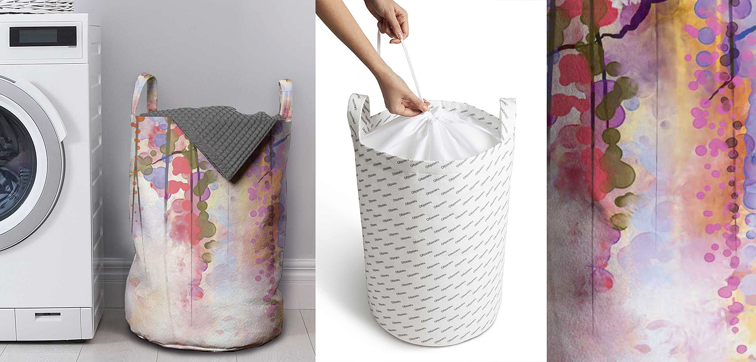 Корзина Purple Watercolor Basket Корзина Purple Watercolor Basket - Loft-Concept в Омске