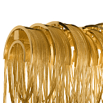 Люстра подвесная с металлическими цепочками и изогнутыми металлическими дугами 72 см Atlantis Chain варинант исполнения - 20 | Loft Concept в Омске