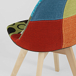 Стул с обивкой в стиле пэчворк Arvika варинант исполнения - 6 | Loft Concept в Омске