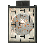 Бра с круглой зеркальной вставкой с эффектом ржавчины Stunning Radiance варинант исполнения - 2 | Loft Concept в Омске