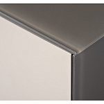 Комод со стеклянной столешницей и с выдвижными ящиками Minimalist Accent варинант исполнения - 3 | Loft Concept в Омске