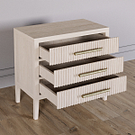 Тумба Primo  с тремя ящиками шпон Светлый дуб варинант исполнения - 4 | Loft Concept в Омске