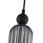 Подвесной светильник с рифленым стеклянным плафоном цилиндрической формы ARTICOLO варинант исполнения - 2 | Loft Concept в Омске