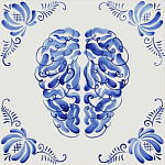 Плитка с узором Мозг варинант исполнения - 2 | Loft Concept в Омске