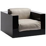 Дизайнерское кожаное кресло Poltronova Saratoga Armchair варинант исполнения - 2 | Loft Concept в Омске