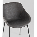 Стул Ashby экокожа серый варинант исполнения - 3 | Loft Concept в Омске