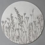 Панно Серые цветы варинант исполнения - 1 | Loft Concept в Омске