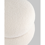 Пуф Полли S тедди белый варинант исполнения - 4 | Loft Concept в Омске