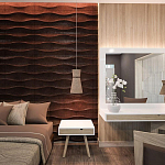 Гипсовая 3D панель с принтографией PM-03 варинант исполнения - 2 | Loft Concept в Омске