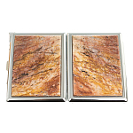 Портсигар на 10 сигарет с газовой зажигалкой из натурального камня Авантюрин Stone Cigarettes Cases варинант исполнения - 4 | Loft Concept в Омске